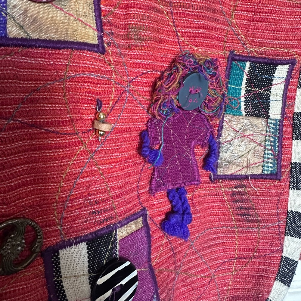 Crystal Colorful Patchwork Women's Jacket - image 4